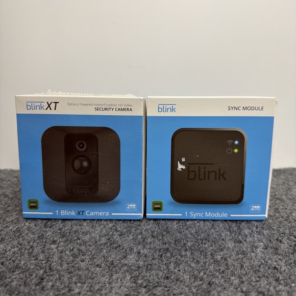 Blink Other - Blink XT BCM00600U Home Security HD Camera Wireless System & Sync Module SEALED!